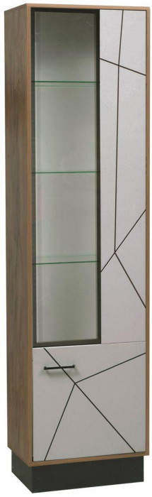 Шкаф-пенал Гамма 54.01-01 Правый Таксония/Грэй