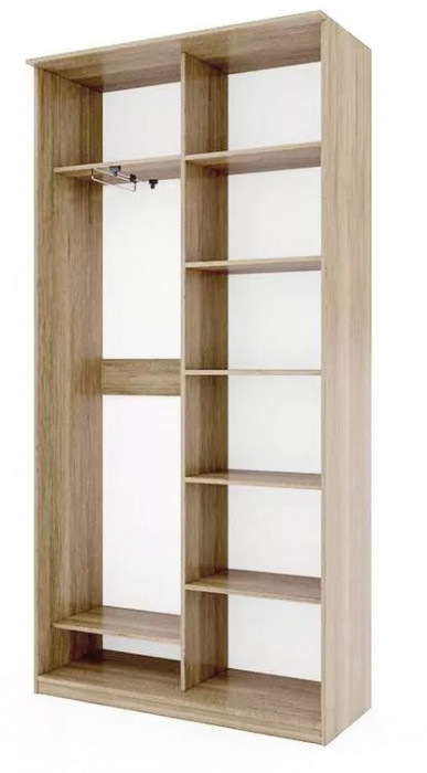 Шкаф купе Модерн 1190х450 2-х дверный 2-х секционный глухой ясень