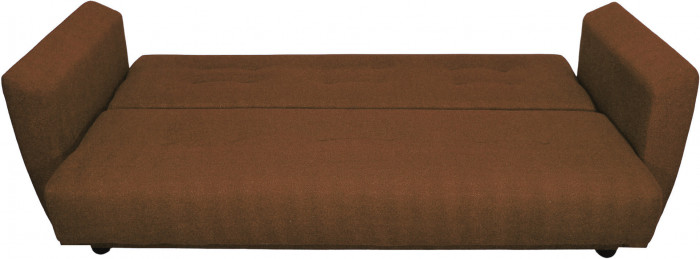 Раскладной диван-кровать, прямой, книжка, цвет коричневый, Лира 120х190