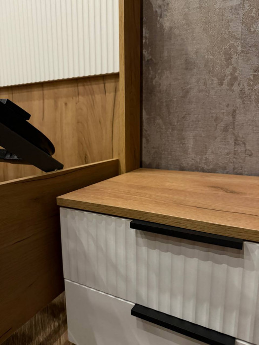 Марвэл Тумбы прикроватные 2шт, Дуб крафт/Мальта грей