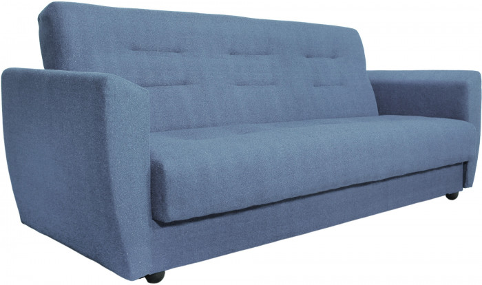 Раскладной диван-кровать, прямой, книжка, цвет серый, Лира 120х190