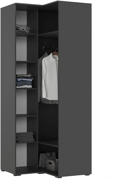 Норд Шкаф угловой, Графит