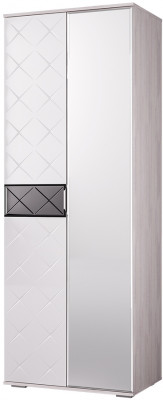 &quot;Кимберли&quot; ШК-27 ясень белый/белый глянец