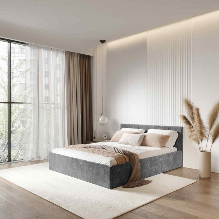 Кровать 1,6 м "Ника" КР-18 Грифельный