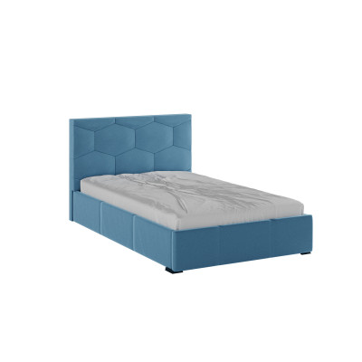 Манука Кровать интерьерная 120 светло-голубой, ПМ