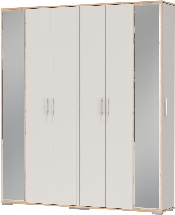 Две прихожих Домино-мини 2-3421дкз/к.с, цвет дуб крафт золотой/кашемир серый, ШхГхВ176х36х202 см.