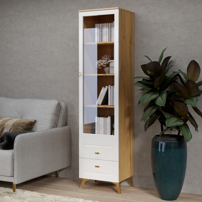 Шкаф-витрина Вега Сапфир