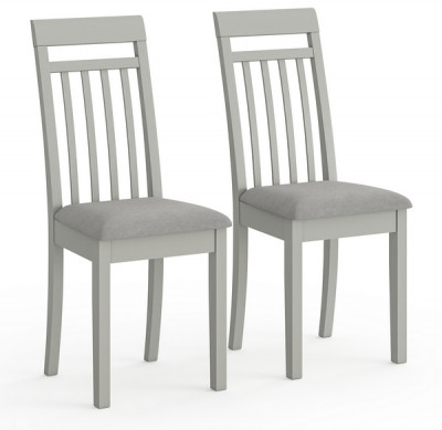 Два стула Мебель--24 Гольф-11 разборных, цвет серый, обивка ткань велюр серый 63, ШхГхВ 40х40х100 см., от пола до верха сиденья 47 см.