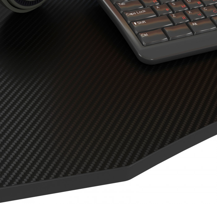 Два игровых стола Мебель--24 GT-2310 + два кресла компьютерных 103 чёрных, чёрный