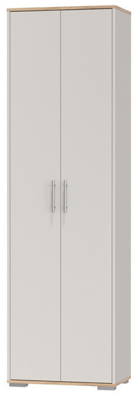 Прихожая 2-3430дкз/к.с Домино - Шкаф для одежды, цвет дуб крафт золотой/кашемир серый, ШхГхВ 60х36х202 см.