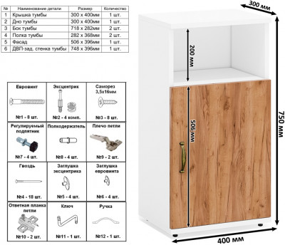 Лидер-8 Шкаф МД 20Б + Шкаф МД 20Б + Тумба МД 3.19, цвет белый шагрень/крафт золото, ШхГхВ 200х37,5х190 см., НЕ универсальная сборка