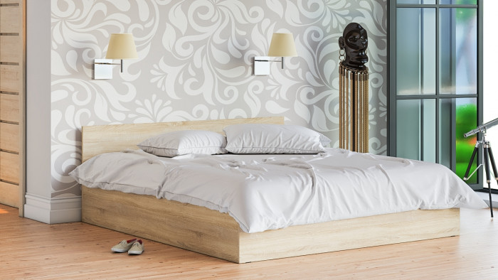 Мори Кровать 1800, дуб сонома