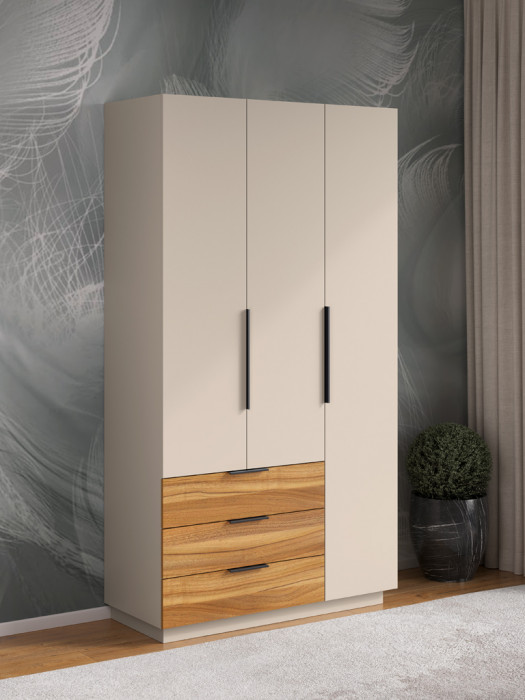 Шкаф 3-х дверный с ящиками Лимар-01