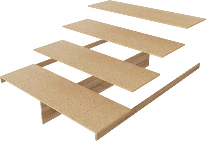 Модульная спальня Ричард, набор 3, Орех донской