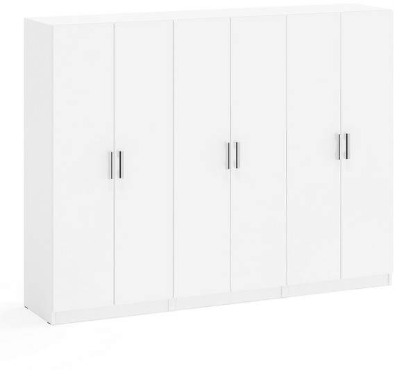 Три Шкафа С-МД-СК9Ш к компьютерному столу С-МД-СК9, белый шагрень