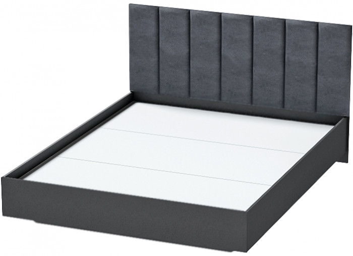 Модульная Спальня Шарм, набор 10, Антрацит/Ткань