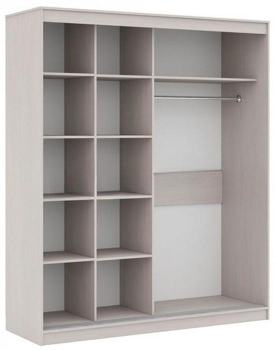 Оскар 11-2 Шкаф-Купе Ясень Шимо светлый