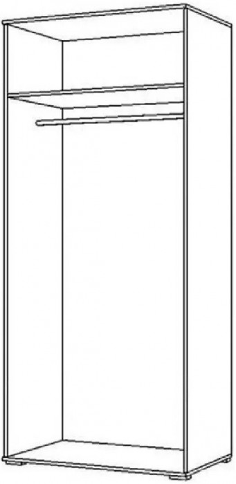 Виста Шкаф 2-х створчатый (Венге / дуб беленый)