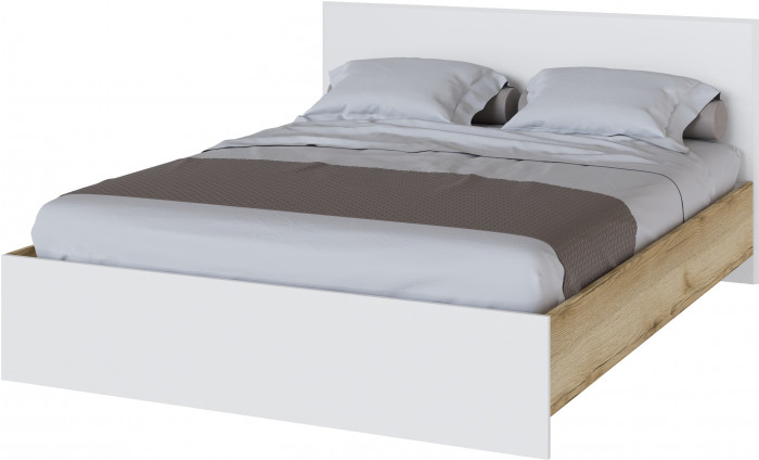 Модульная спальня Плейона, набор 2, Дуб делано/Белый