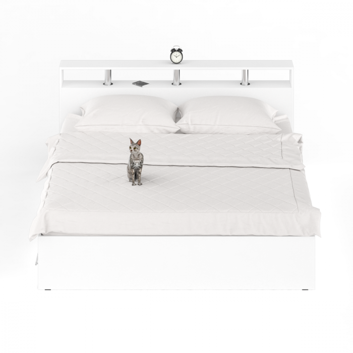 Камелия Кровать с ящиками 1800, белый