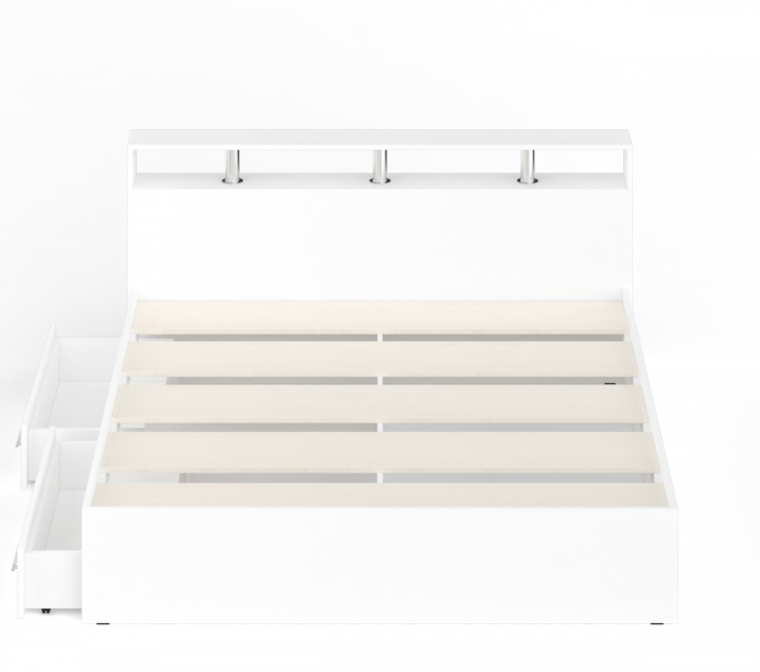 Камелия Кровать с ящиками 1800, белый