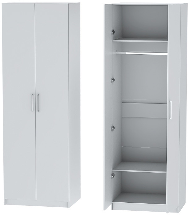 Шкаф двухдверный №1 "Иннэс-7" - Белый