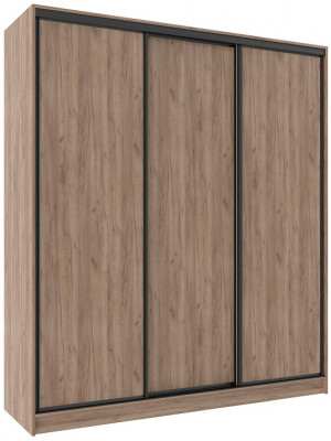 Шкаф-купе трехдверный 2000 Домашний Дуб табачный Craft