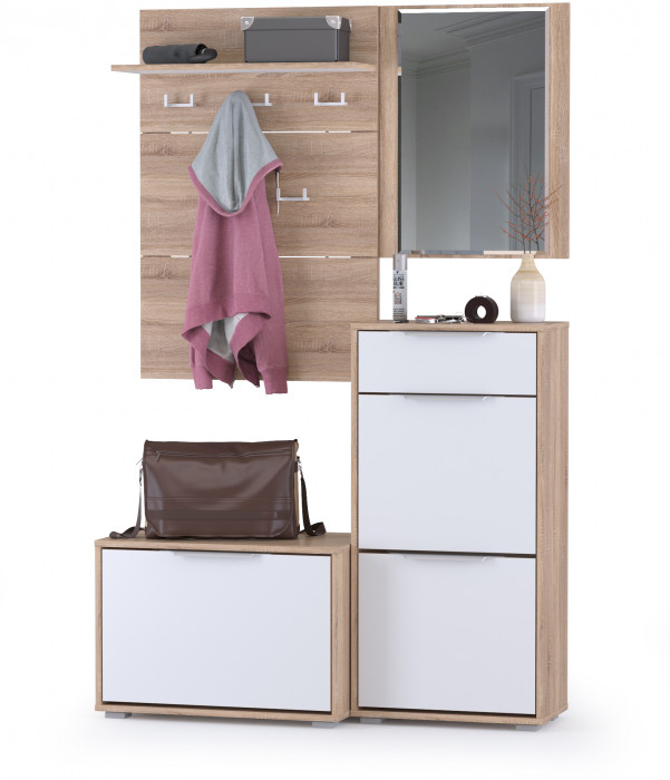 Куба Полка 10.122, цвет дуб сонома, ШхГхВ 65х25х97,2 см.