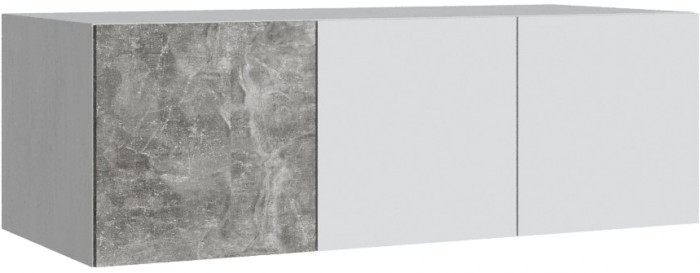 Шкаф Мадрид, композиция 9, Белый/Ателье светлое