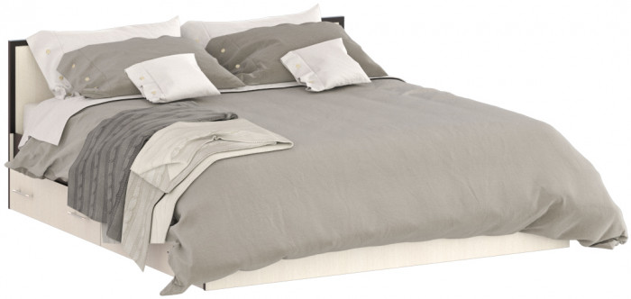 Сакура Кровать с ящиками 1800, венге/дуб лоредо