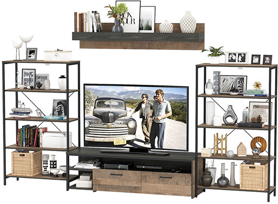 Трувор Гостиная 111, дуб гранж песочный/интра