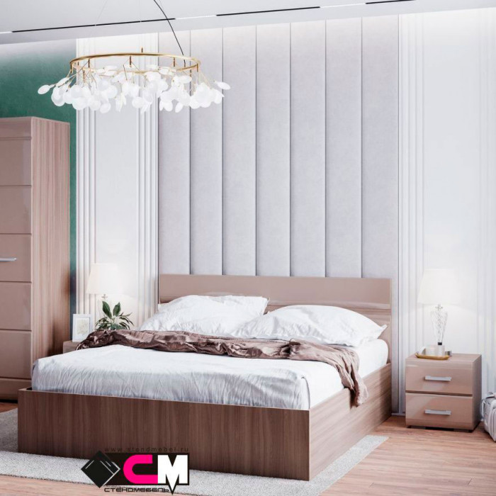 Вегас Тумба прикроватная 400*430*446 шимо темн/кофе с молоком