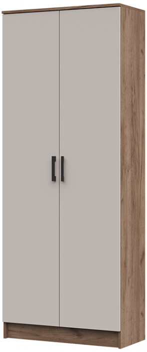 ШК-204 Машенька ЛДСП шкаф комби (800*2020*380) дуб крафт табачный/кашемир