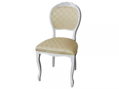 Стул С-15 белый/андрис бежевый