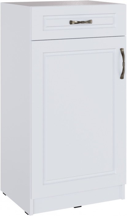 Тумба 500 Апполия, Белый/Белый дуб