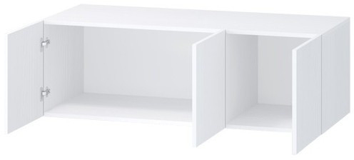 Антресоль Бастион ЛДСП 1,2 (Крафт золотой / Белый древесный)