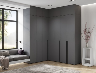 Норд Шкафы угловая композиция, Графит