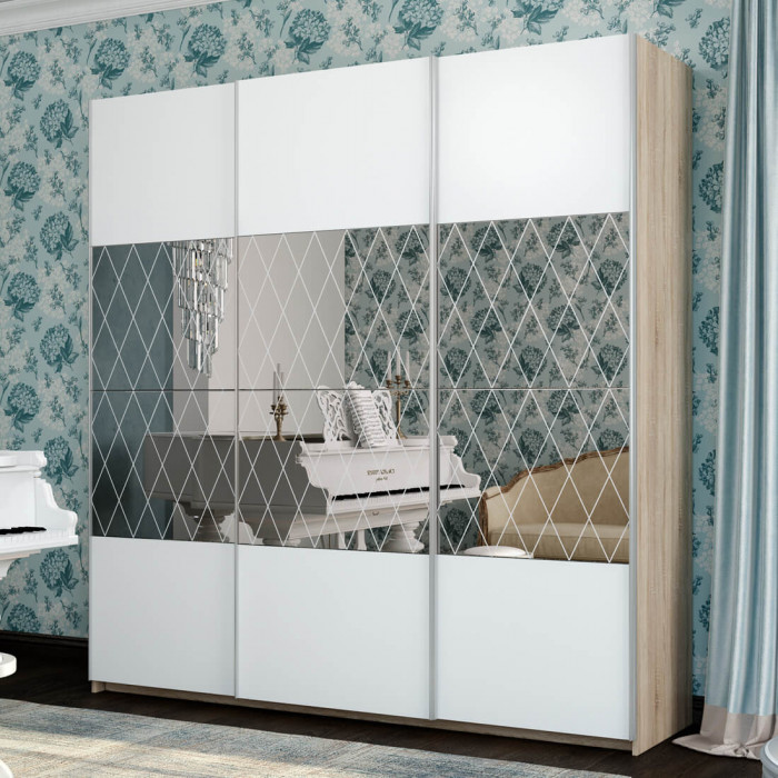 Fortune-14  2400_400/600/600/800 сонома/сонома/белый+з.№5