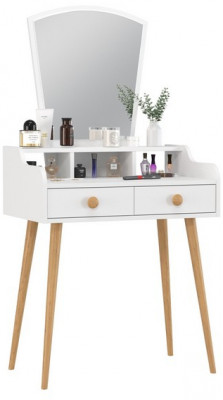 Трюмо 4-25913бел, цвет белый, ШхГхВ 70х43,8х139 см.