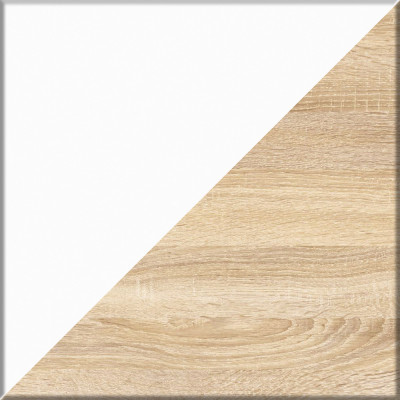 Мори Стол компьютерный МС-2 + Пенал МШ400.1, цвет дуб сонома/белый, ШхГхВ 175,8х50,4х209,6 см., универсальная сборка