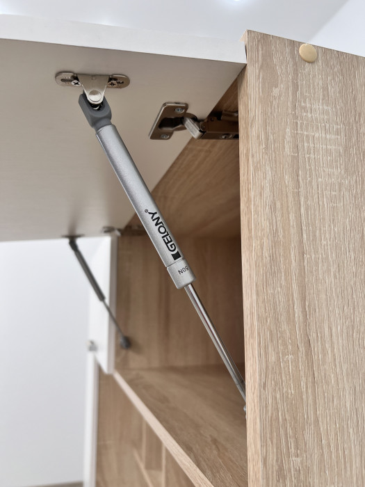 Компьютерный стол Квартет-11, Дуб крафт золотой/Графит серый