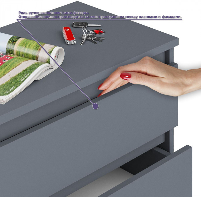 Мори Стол компьютерный МС-6 правый + Стеллаж МСТ600.3 + Полка 900, цвет графит, ШхГхВ 150,4х50х209,6 см., НЕ универсальная сборка