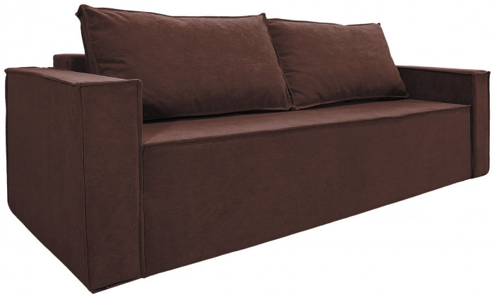 Диван-кровать раскладной еврокнижка Лофт Люкс 140 цвет коричневый