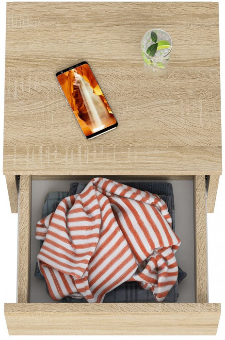 Мори Тумба прикроватная ТПМ400.1, дуб сонома