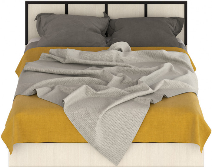 Сакура Кровать с ящиками 1600, цвет венге/дуб лоредо, ШхГхВ 163,5х203,5х80 см., сп.м. 1600х2000 мм., без матраса, основание есть, универсальная сборка