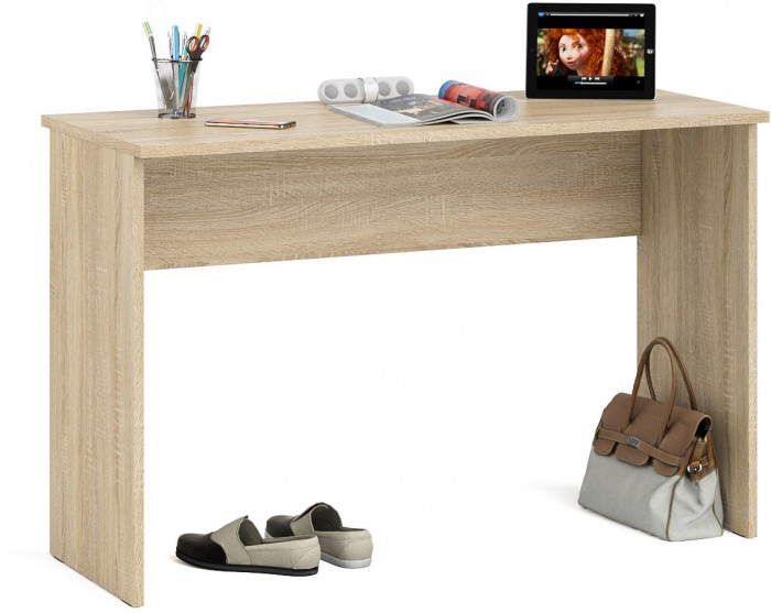 Мори Стол письменный МСП1200.1, цвет дуб сонома, ШхГхВ 120,4х50х76,6 см.