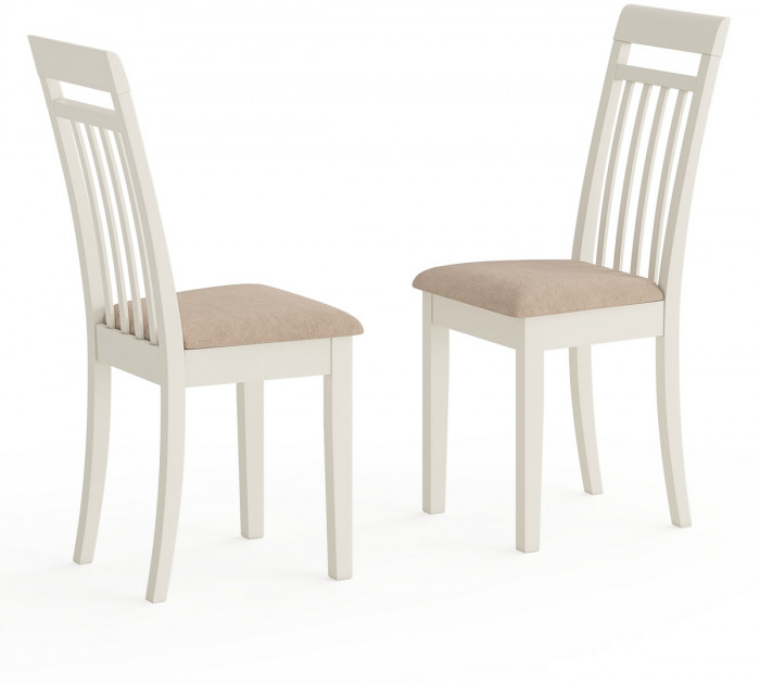 Два стула Мебель--24 Гольф-11 разборных, слоновая кость