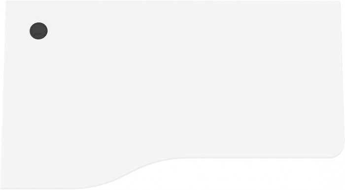 Стол письменный С-МД-1-04, цвет венге/белый шагрень, ШхГхВ 130х75х74 см., универсальная сборка