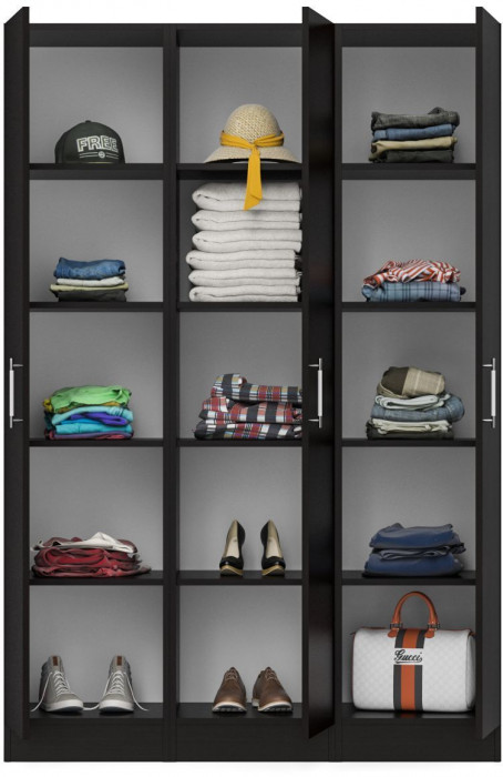 Набор пеналов Стандарт 3 шт., цвет венге, ШхГхВ 135х52х200 см., универсальная сборка