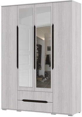 ВАЛЕНСИЯ ШК 014 шкаф 4х ств. с ящиками (1,6х2,2х0,5) дуб анкор